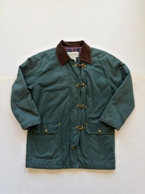 Baxter & Wells Fireman’s Style Jacket Blue Green Small Unisex 100% Cotton